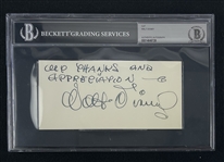 Walt Disney Superb Vintage Signed & Inscribed Book Page Segment (Beckett/BAS Encapsulated)