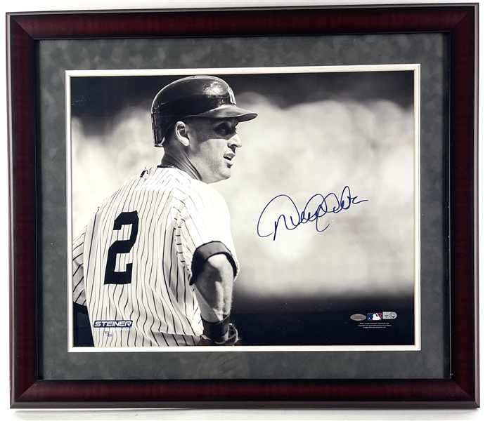 Derek Jeter Signed Limited Edition 16" x 20" Photograph in Custom Framed Display (Steiner Holo, MLB Holo & Beckett/BAS LOA)