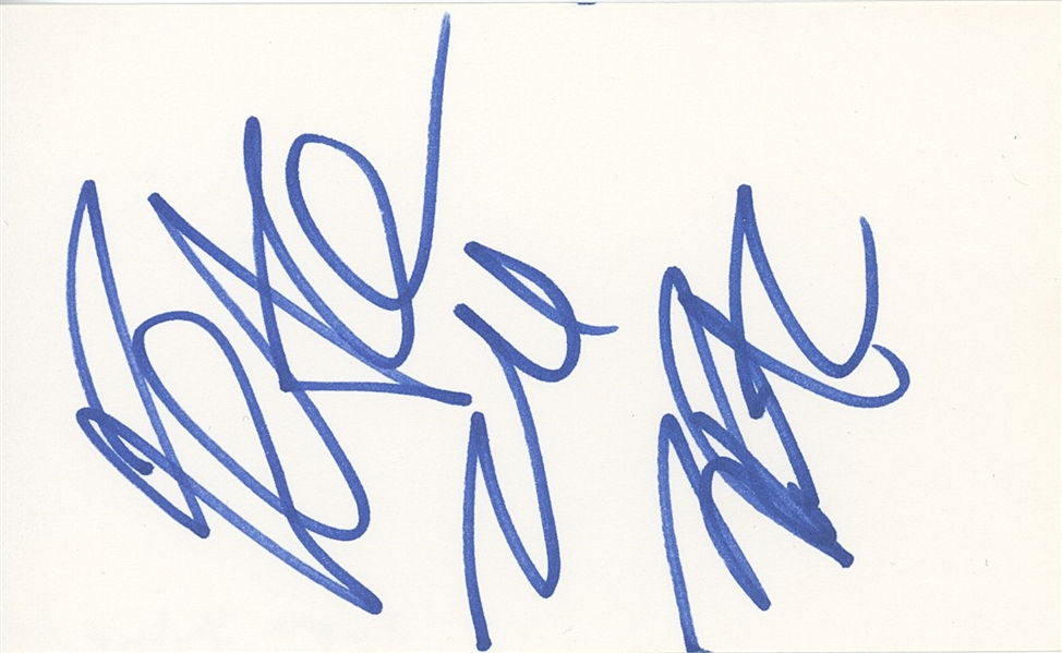 Tupac Shakur Signed 5” x 3" Card with JSA Graded MINT 9 Autograph! (JSA LOA)