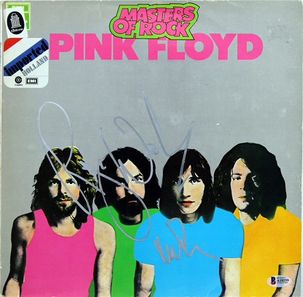Pink Floyd: Rogers Waters & Nick Mason Signed "Masters of Rock" Record Album (Beckett/BAS LOA)