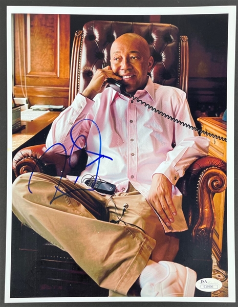 Russell Simmons Signed 8" x 10" Color Photograph (JSA)