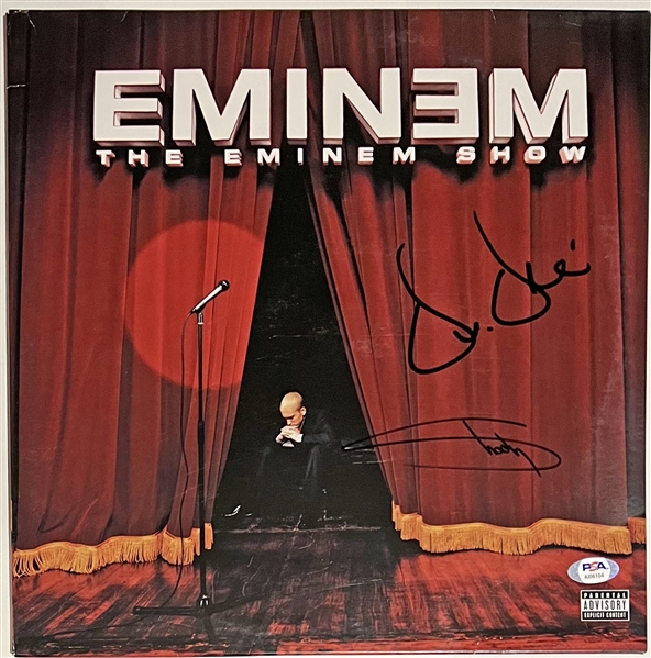 Eminem & Dr Dre RARE Dual Signed "The Eminem Show" Album with Photo Proof! (PSA/DNA & Beckett/BAS LOAs)