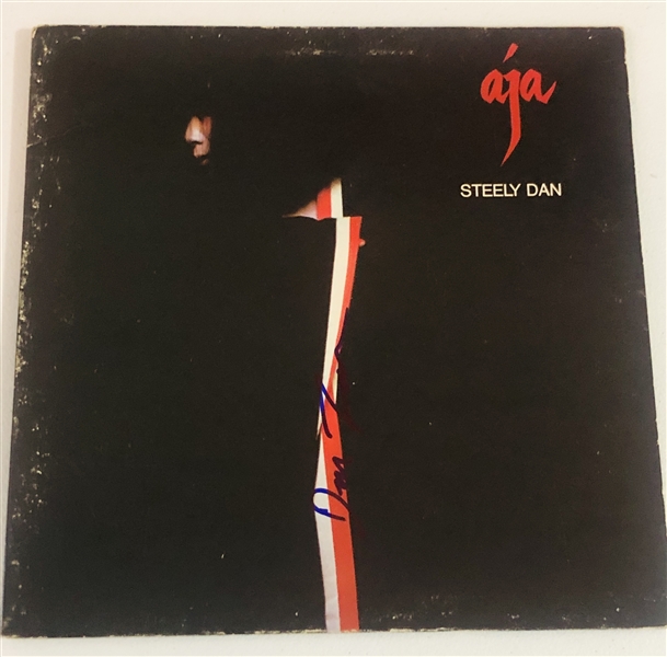 Steely Dan: Donald Fagen In-Person Signed “Aja” Album Record (John Brennan Collection) (JSA LOA) 
