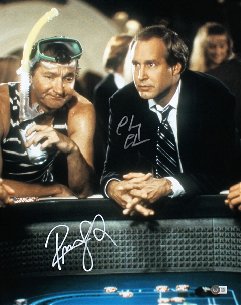Christmas Vacation: Chevy Chase & Randy Quaid Dual Signed 16" x 20" Color Photo (Beckett/BAS Witnessed)