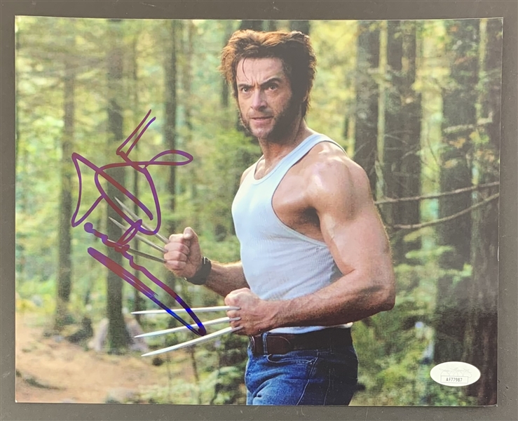 Hugh Jackman Signed 8" x 10" Wolverine Photo (JSA COA)