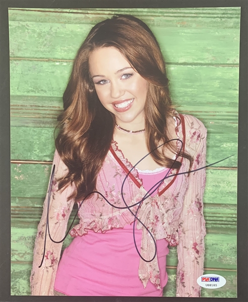 Miley Cyrus Signed 8" x 10" Photo (PSA/DNA)