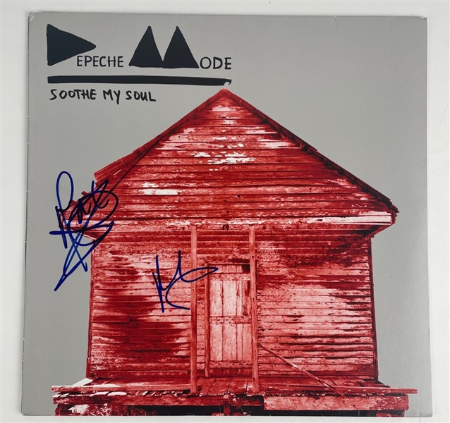 DEPECHE MODE: Peter Gordeno & Martin Gore Signed "Soothe My Soul" Album (Beckett/BAS) 