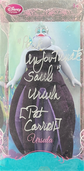 Little Mermaid: Pat Carroll Signed Ursula Doll Box (Beckett/BAS)