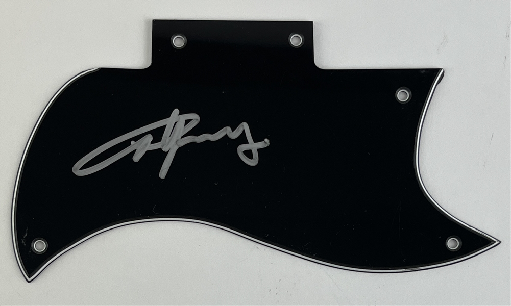 AC/DC: Angus Young Signed Black Pickguard 