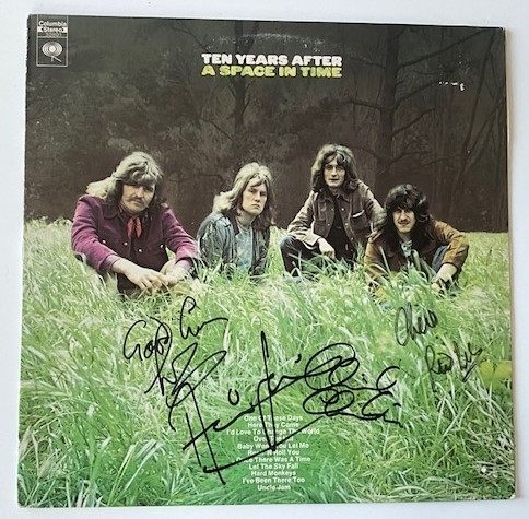Ten Years After: Group Signed "A Space in Time" w/ 4 Sigs (Third Party Guaranteed)