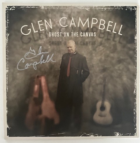 Glen Campbell RARE Signed "Ghost on the Canvas" Record Album (Third Party Guaranteed)