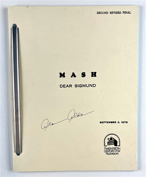 Mash: Alan Alda Signed Script (Third Party Guaranteed)