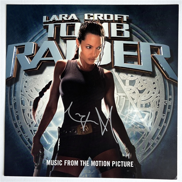 Angelina Jolie In-Person Signed “Lara Croft Tomb Raider” 12” x 12” Soundtrack Album Flat (JSA Authentication)