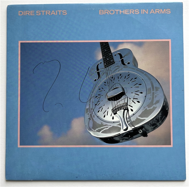 Dire Straits: Marc Knopfler In-Person Signed “Brothers in Arms” Album Record (JSA Authentication)