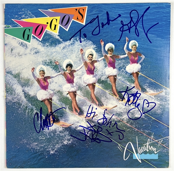 The Gogo’s Group Signed “Vacation” Album Record (4 Sigs) (Beckett/BAS Authentication)