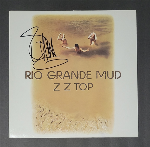ZZ Top: Billy Gibbons In-Person Signed “Rio Grande Mud” Album Record (Third Party Guaranteed)