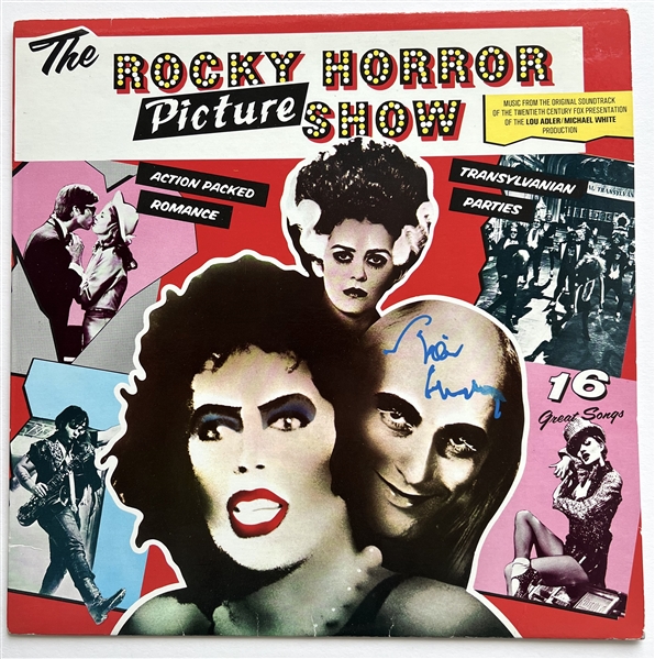 Rocky Horror Picture Show: Tim Curry In-Person Signed Movie Soundtrack (JSA Authentication)