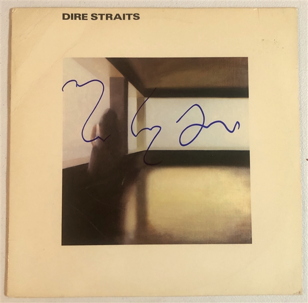 Dire Straits: Marc Knopfler Signed Self-Titled Debut Album Record (Beckett/BAS Authentication)  