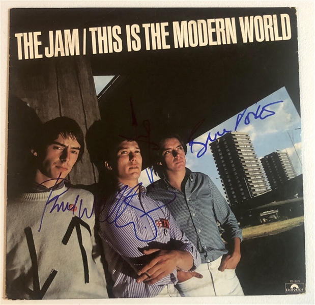 The Jam Group Signed “This is the Modern World” Album Record (3 Sigs) (JSA Authentication) 