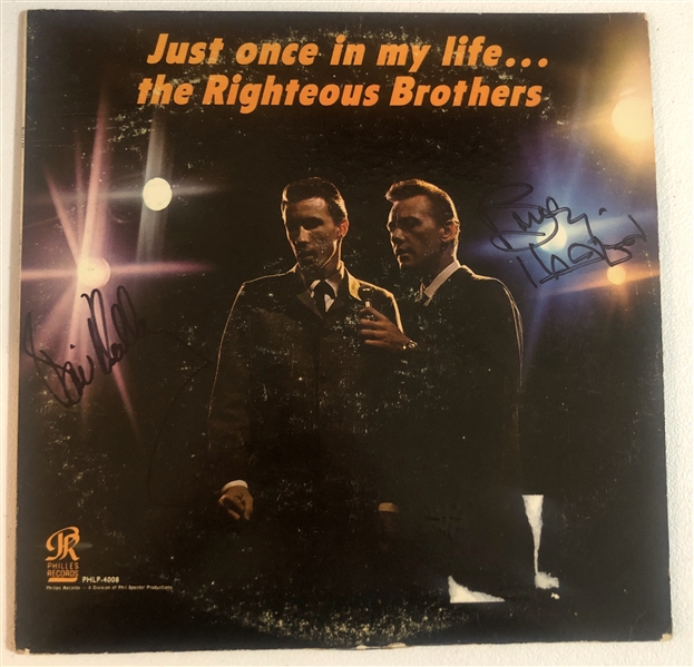 The Righteous Brothers Dual-Signed “Just Once In My Life…” Album Record (Beckett/BAS Authentication)  
