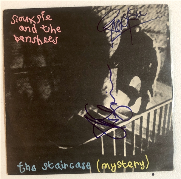 Siouxsie & The Banshees Dual-Signed “The Staircase (Mystery)” 45 RPM Record (Beckett/BAS Authentication)