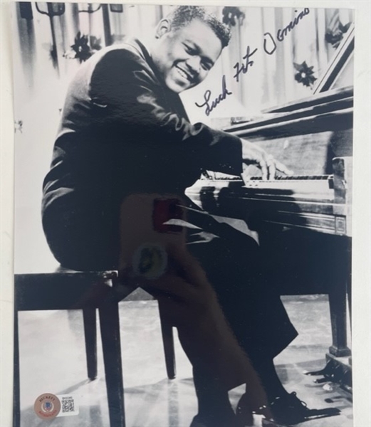 Fats Domino Signed Photograph (Beckett/BAS)