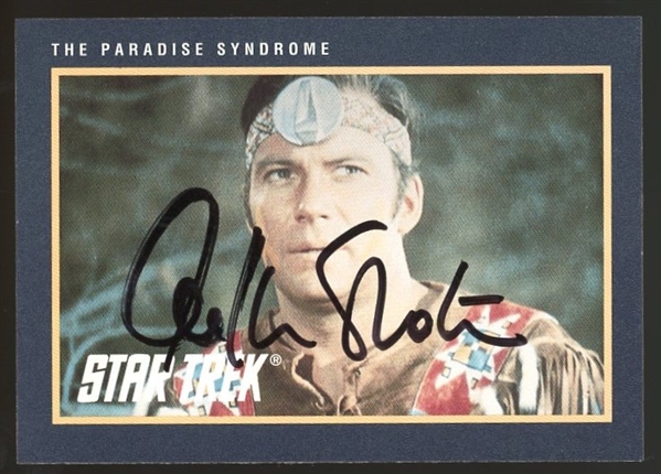 William Shatner Signed #191 Star Trek Trading Card (JSA COA)