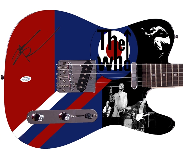 The Who: Pete Townshend Signed Custom Graphics Guitar (ACOA Authentication)