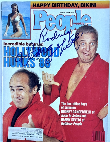 Rodney Dangerfield Signed July 1986 People Magazine (JSA LOA)
