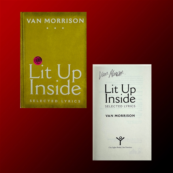 Van Morrison Signed “Lit Up Inside” Hardcover Book (JSA LOA)