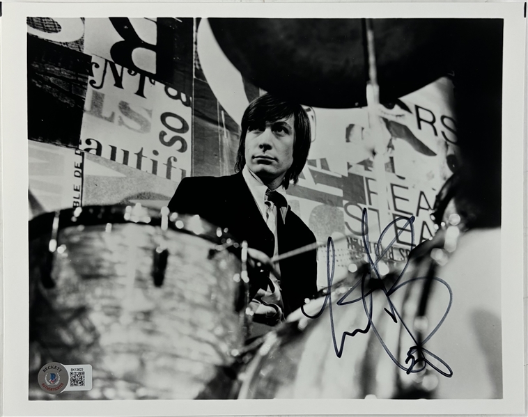 The Rolling Stones: Charlie Watts Signed 8" x 10" Photo (Beckett/BAS)
