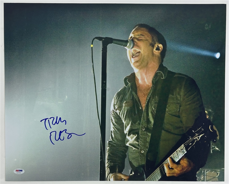 NIN: Trent Reznor Signed 16" x 20" Photograph (PSA/DNA LOA)