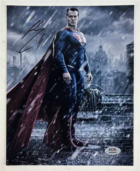 Henry Cavill Signed 8" x 10" Color Photo as Superman (PSA/DNA)