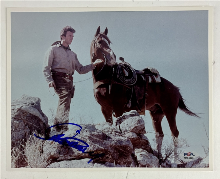 Clint Eastwood Signed 8" x 10" Color Western Photograph (PSA/DNA LOA)
