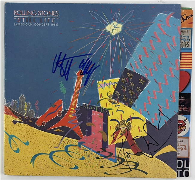 The Rolling Stones: Mick Jagger & Ronnie Wood Signed "Still Life" Record Album (Epperson/REAL LOA)