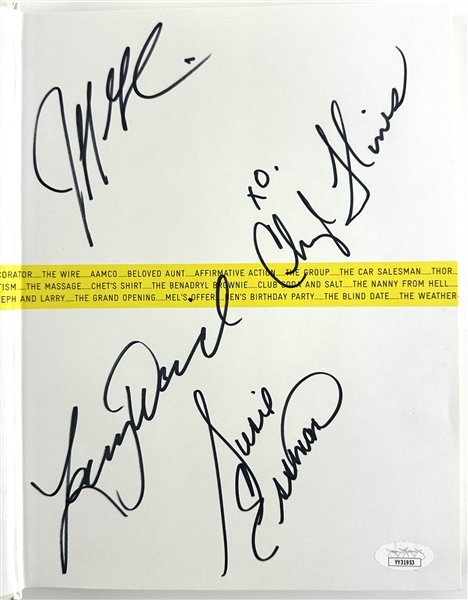 Curb Your Enthusiasm Rare Cast Signed First Edition Book with Larry David, Cheryl Hines, Jeff Garlin & Susie Essman (JSA)