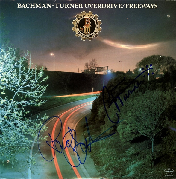 Bachman Turner Overdrive Signed "Freeways" Album Cover (ACOA)