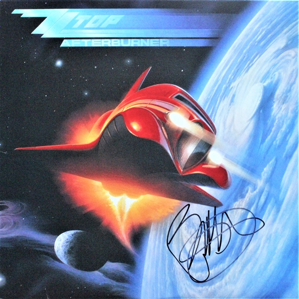 ZZ Top: Billy Gibbons Signed "Afterburner" Album Cover (ACOA)