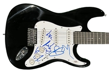 Culture Club Group Signed Strat Style Electric Guitar (4 Sigs)(PSA/DNA)
