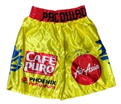 Manny Pacquiao Signed Pro Style Boxing Trunks (Third Party Guaranteed)