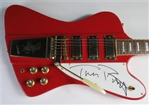 Tom Petty ULTRA RARE Signed Epiphone Firebird Electric Guitar - Only Signed Example Weve Ever Seen! (Beckett/BAS & JSA LOAs)