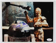 Star Wars: Kenny Baker & Anthony Daniels Dual-Signed 8" x 10" Photograph (JSA)