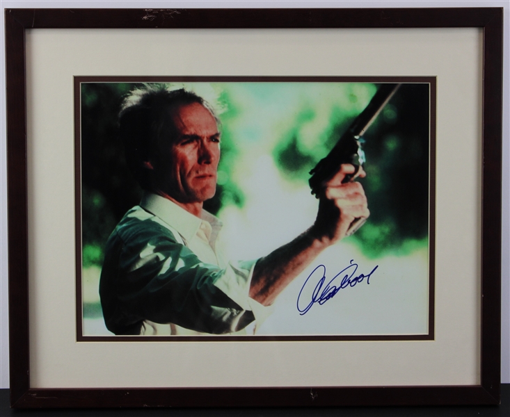 Clint Eastwood Signed 11" x 14" Sudden Impact Photo in Framed Display (Third Party Guaranteed)