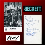 The Beatles Stunning Original Group Signed Parlaphone Records 6" x 3.5" Promo Photo (Beckett/BAS & Epperson/REAL LOAs)