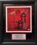 Motley Crue Group Signed "Greatest Hits" Record Album in Custom Framed Display (Beckett/BAS LOA & Fanatics Hologram)