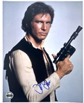 Star Wars: Harrison Ford Signed 11 x 14" Official Pix Color Photo as Han Solo (Beckett/BAS LOA)