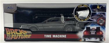 Back to the Future: Christopher Lloyd Signed 1:24 Scale Delorean Diecast Model Car (PSA/DNA LOA)