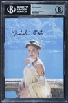 Star Wars: Natalie Portman Signed 5.25" x 7.25" Phantom Menace Print (Beckett/BAS Encapsulated)