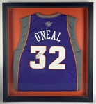 Shaquille ONeal Signed Phoenix Suns Jersey in Framed Display (Third Party Guaranteed)