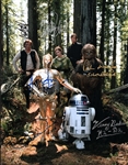 Star Wars: Fisher, Daniels, Ford, Hamill, Baker & Mayhew Signed 11" x 14" Photo (Beckett/BAS LOA)